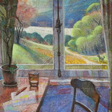 "Начало", х.м.,80*100 см, 2017г. " Begining ", oil on canvas, 80*100 cm, 2017